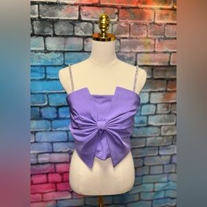 NWT Bagatelle Bow Crop Top